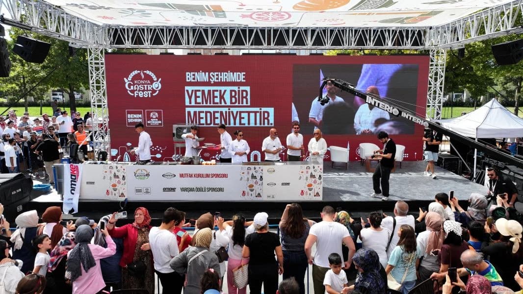 Konya GastroFest’e yoğun ilgi: 170 stantta lezzet şöleni