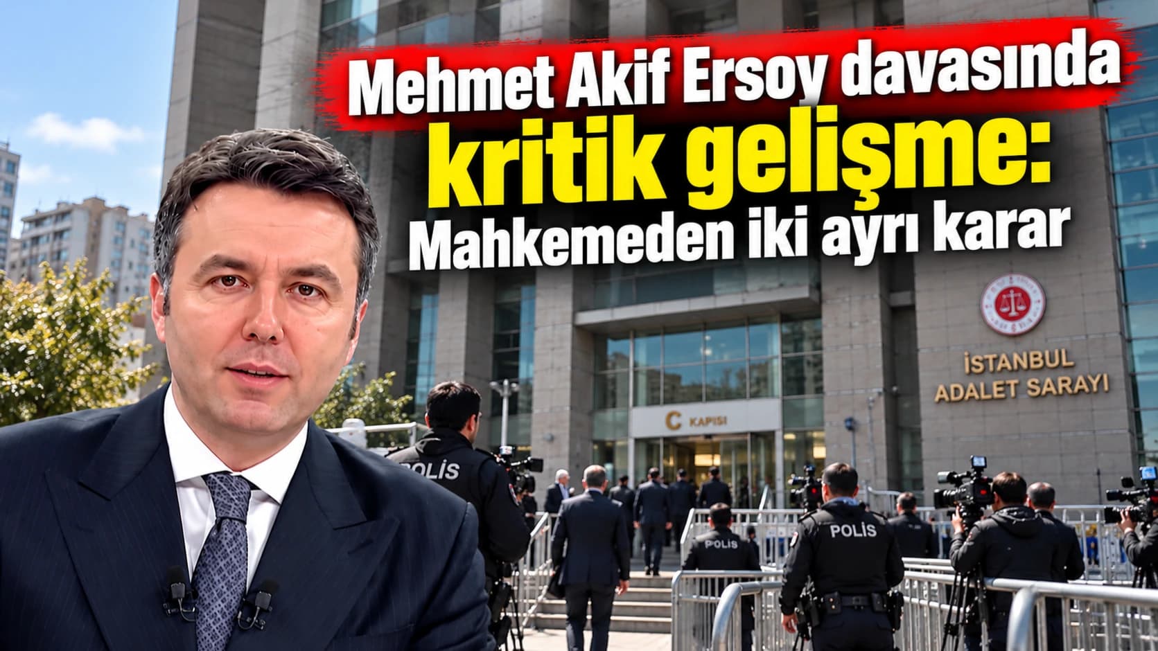 Mehmet Akif Ersoy davasında kritik gelişme: Mahkemeden iki ayrı karar