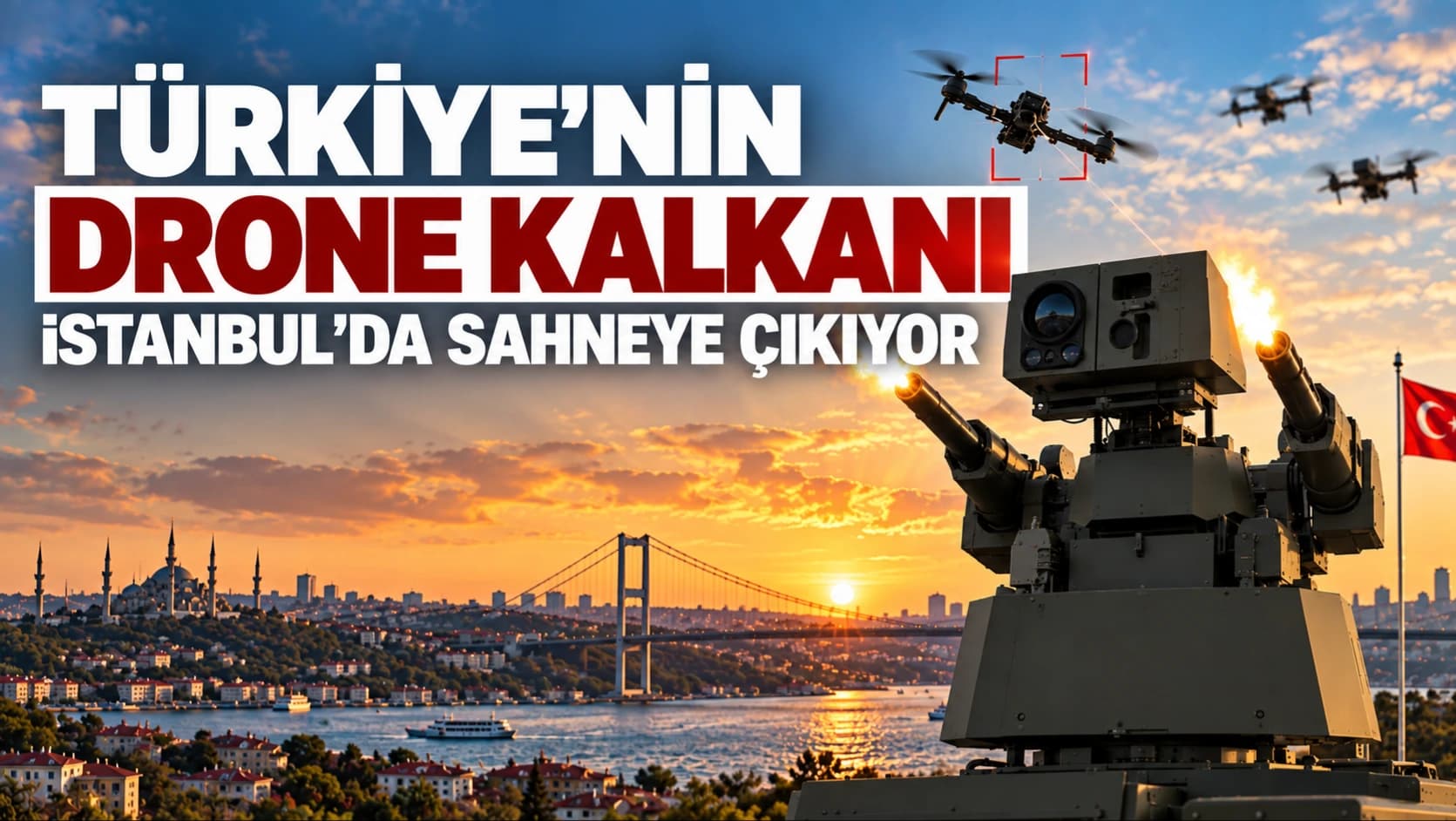 Türkiye'nin Drone Kalkanı İstanbul'da sahneye çıkıyor