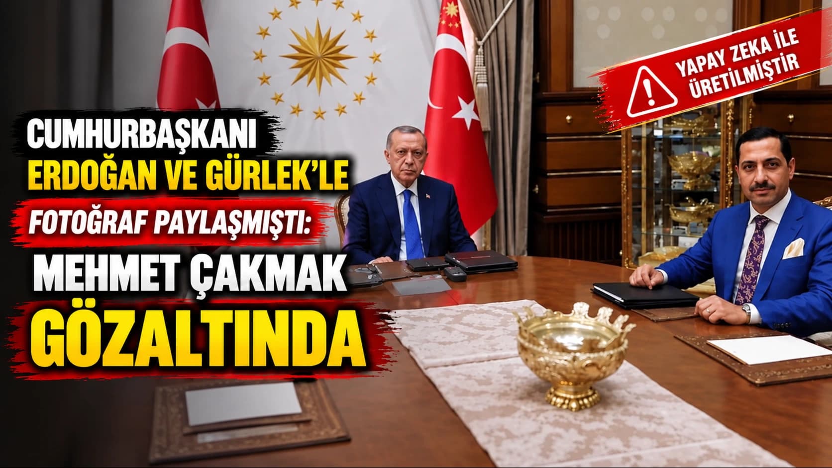 Cumhurbaşkanı Erdoğan ve Gürlek’le fotoğraf paylaşmıştı: Mehmet Çakmak gözaltında