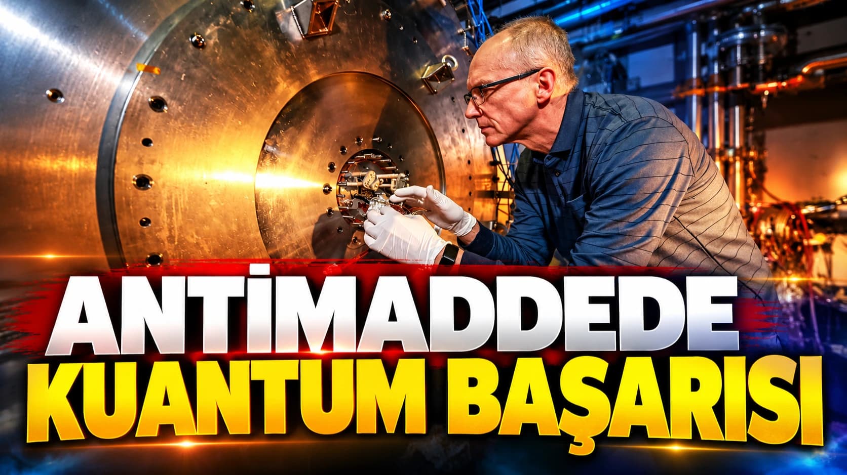 Antimaddede kuantum başarısı