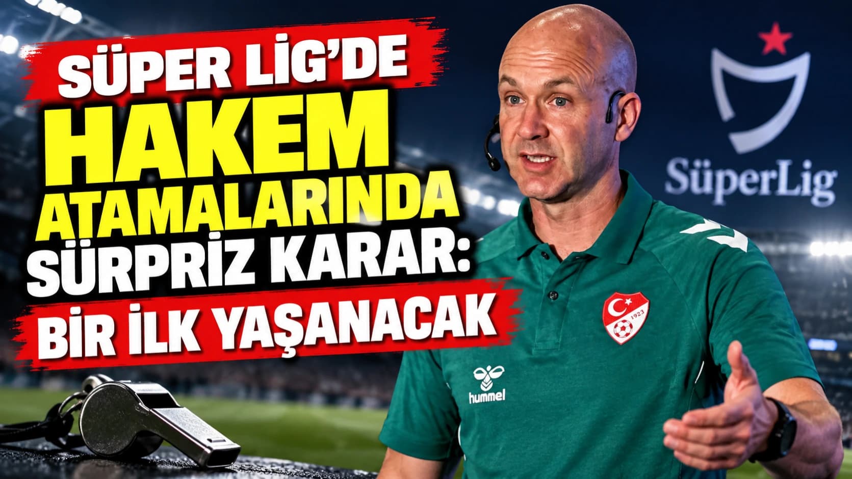 Süper Lig’de hakem atamalarında sürpriz karar: Bir ilk yaşanacak