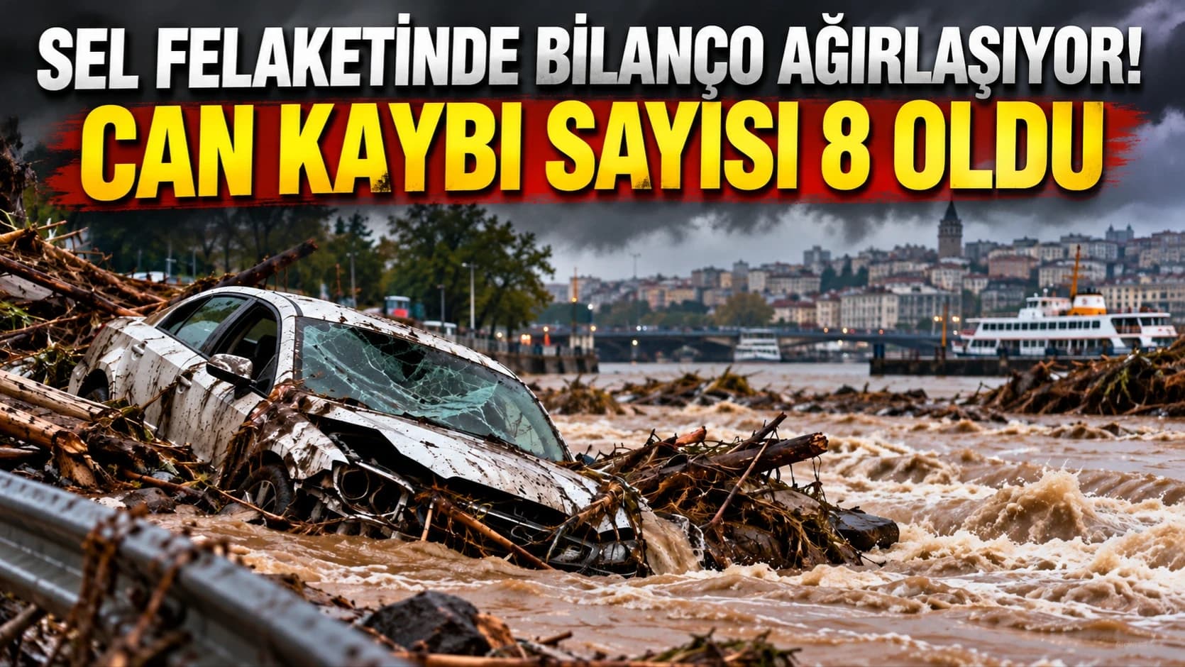 İstanbul ve Kocaeli'deki selde can kaybı 8'e yükseldi