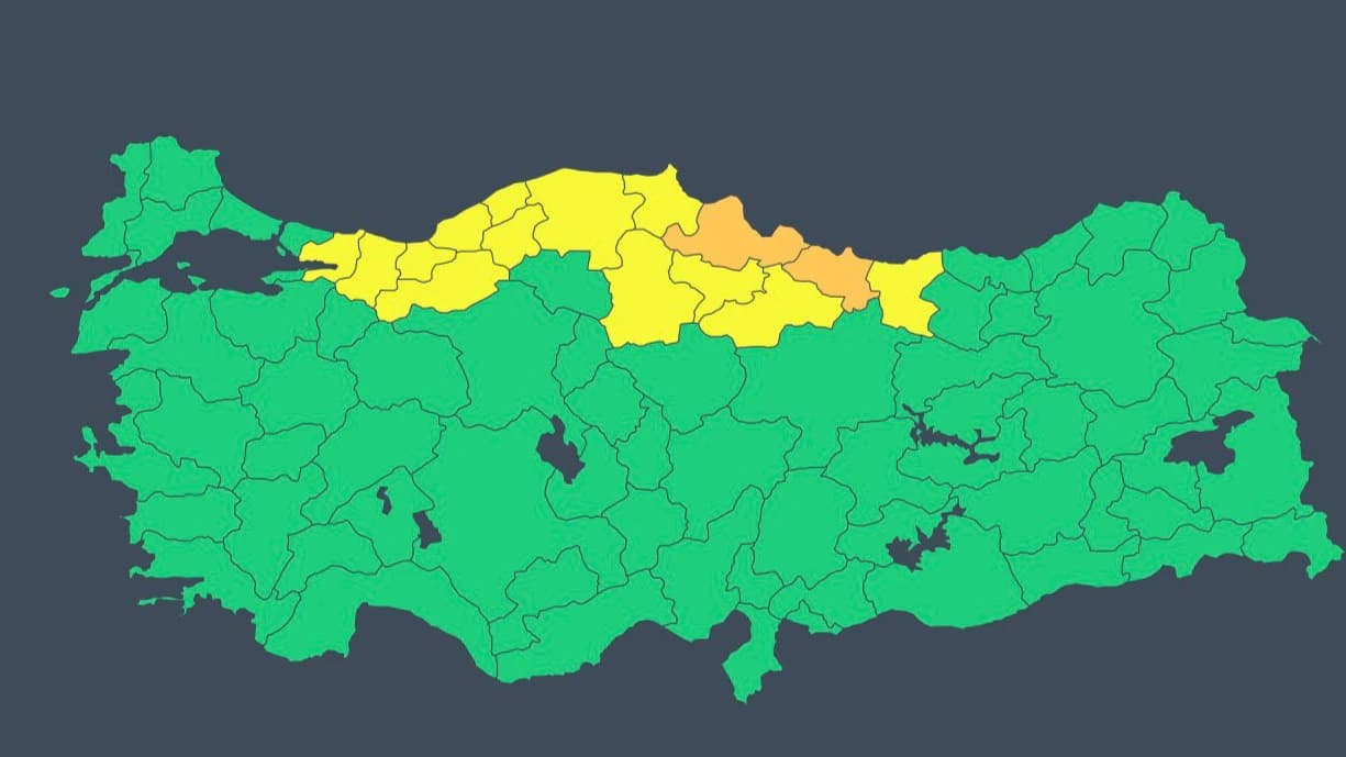 İçişleri Bakanlığı'ndan 29 il için kuvvetli yağış ve fırtına uyarısı