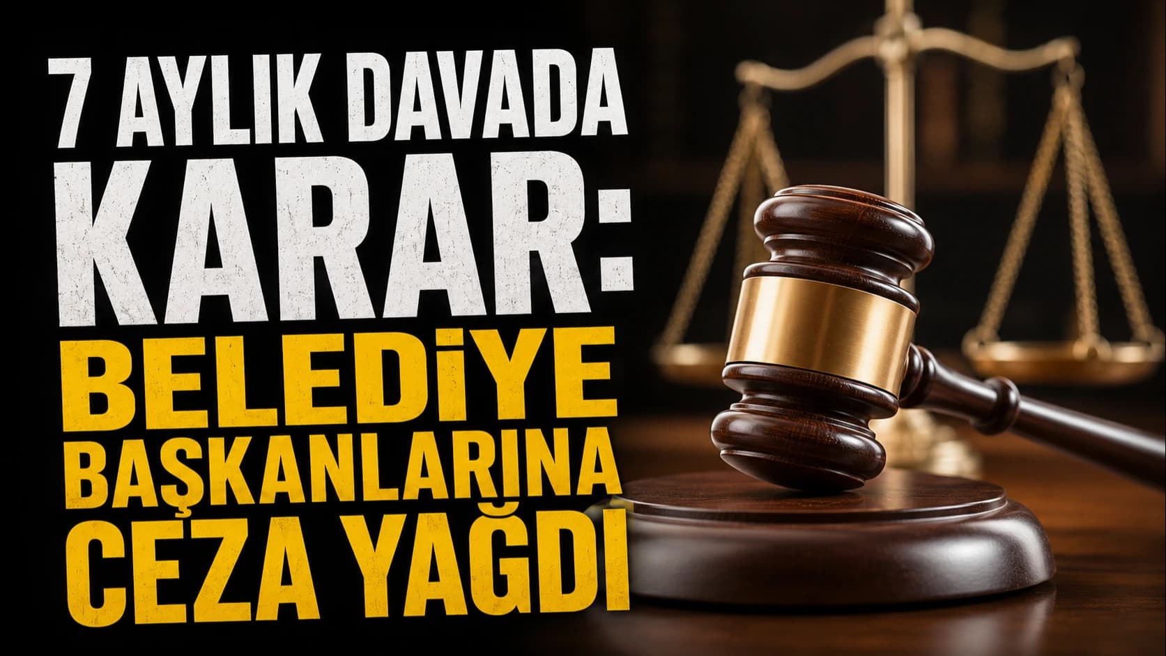 7 AYLIK DAVADA KARAR: BELEDİYE BAŞKANLARINA CEZA YAĞDI