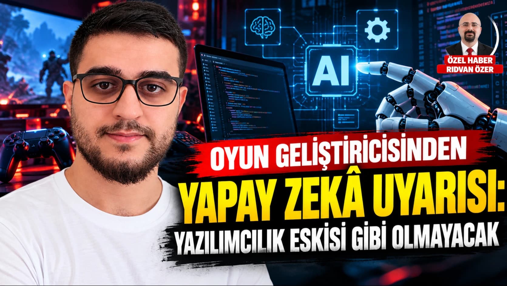 Oyun geliştiricisinden yapay zekâ uyarısı: Yazılımcılık eskisi gibi olmayacak