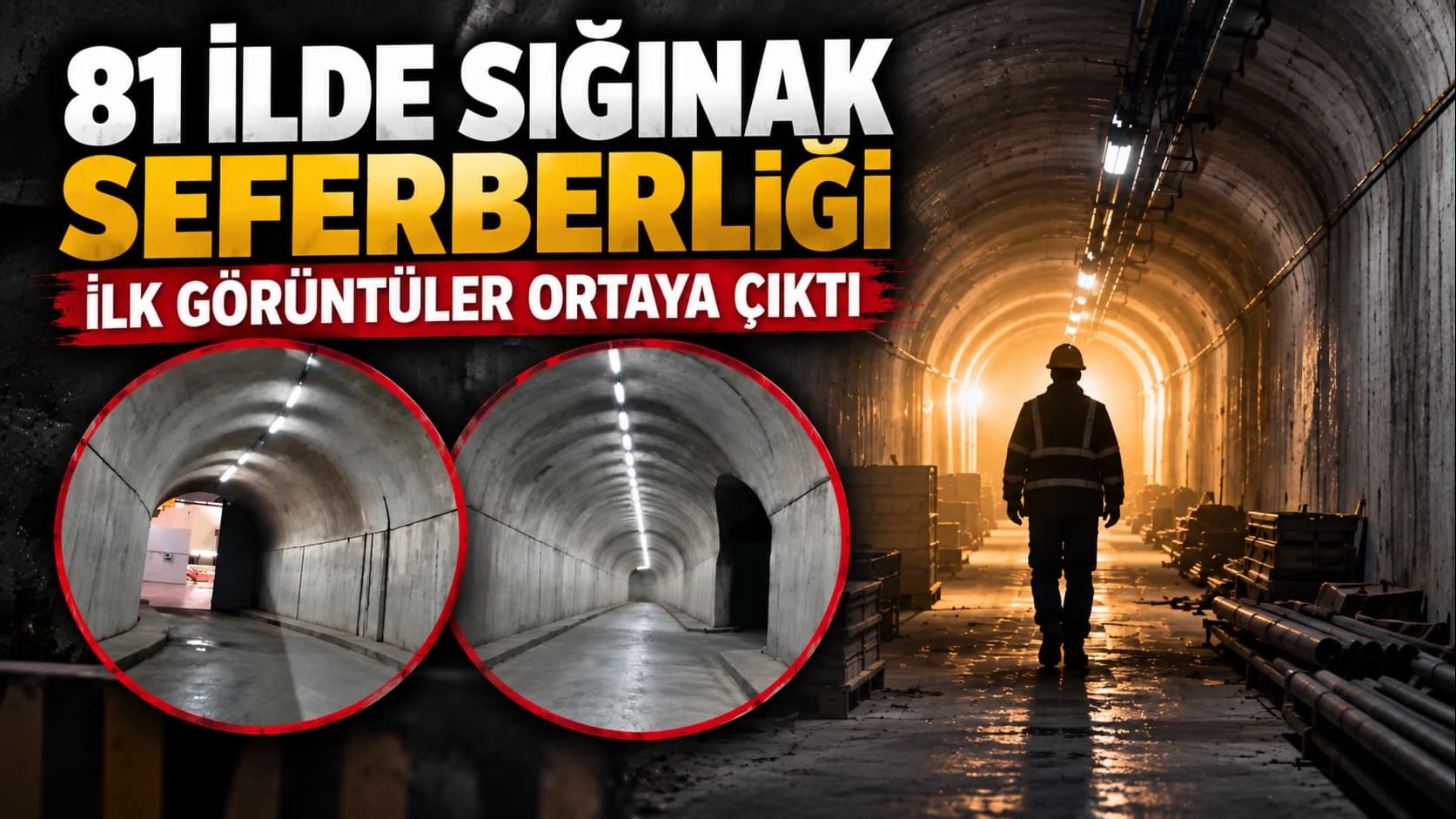 81 ilde sığınak seferberliği: İlk görüntüler ortaya çıktı