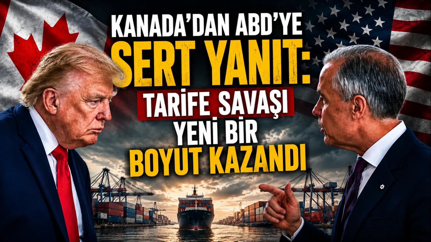 KANADA'DAN ABD'YE SERT YANIT: TARİFE SAVAŞI YENİ BİR BOYUT KAZANDI