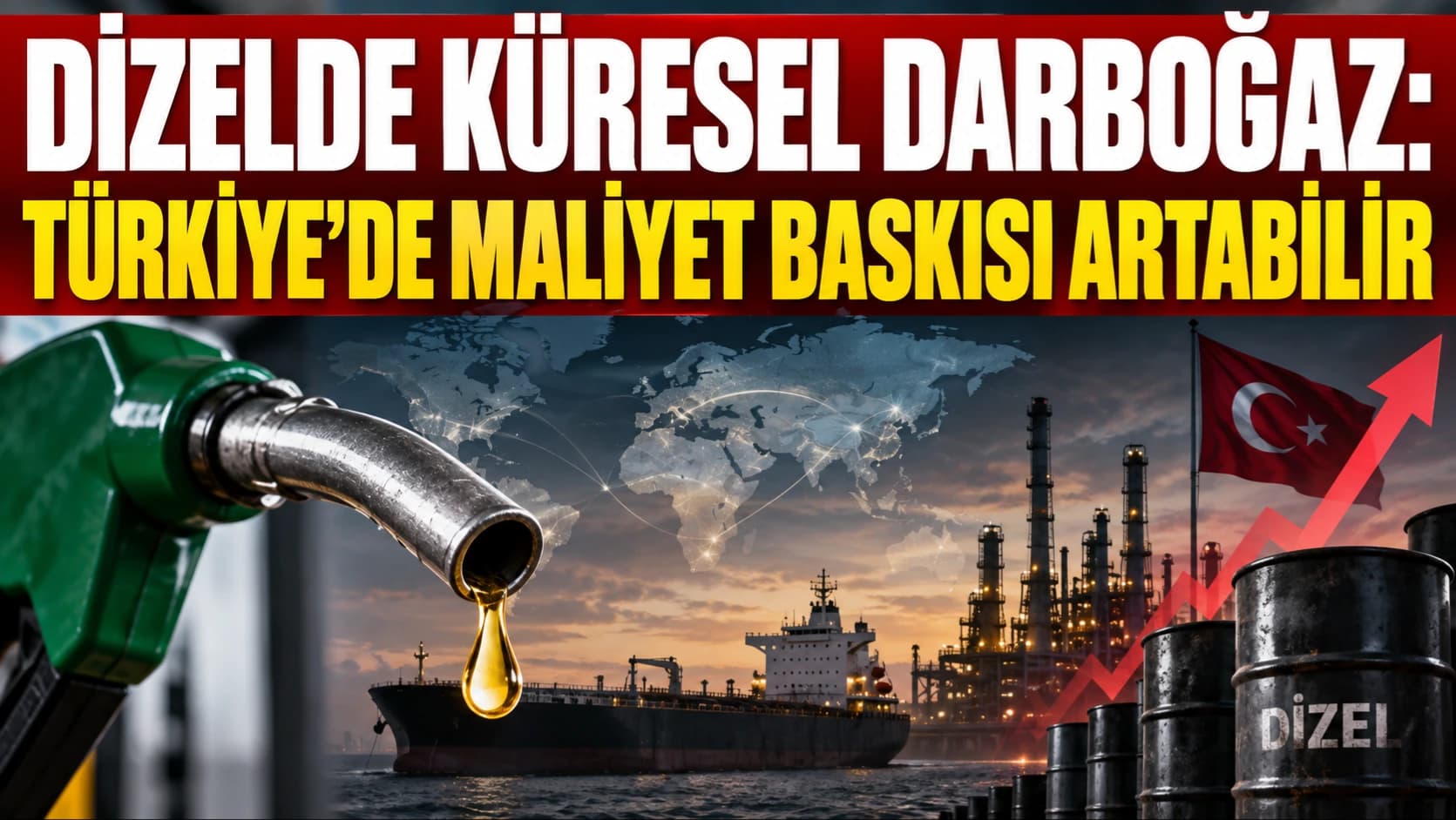 Dizelde küresel darboğaz: Türkiye’de maliyet baskısı artabilir