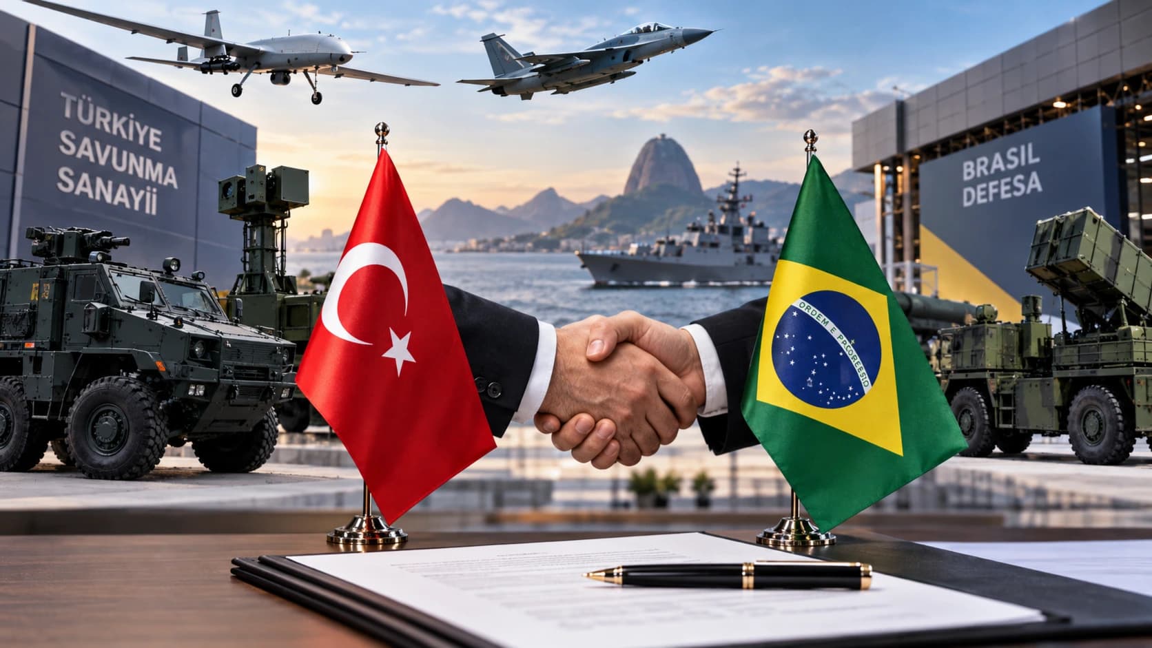 Türkiye ile Brezilya arasında savunma sanayisinde yeni dönem: Ortak üretim ve satış için anlaşma