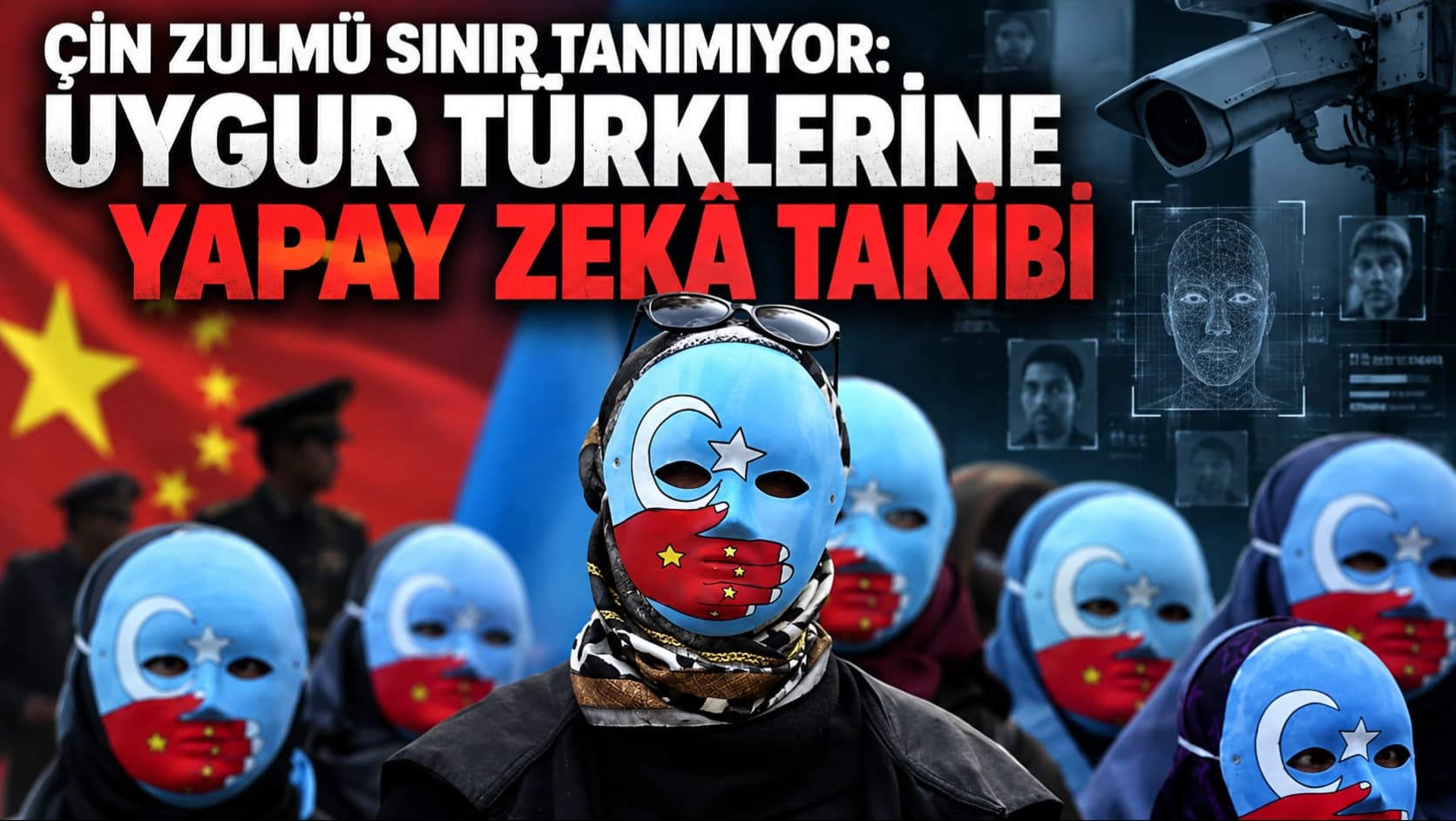 Çin zulmü sınır tanımıyor: Uygur Türklerine yapay zekâ takibi