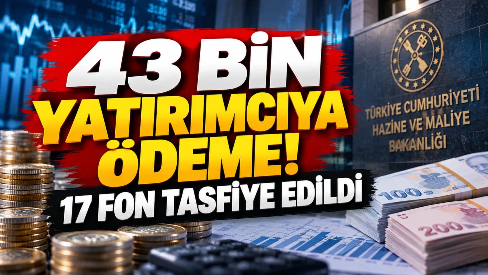 43 bin yatırımcıya ödeme! 17 fon tasfiye edildi