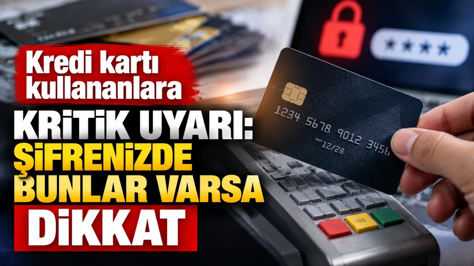 Kredi kartı kullananlara kritik uyarı: Şifrenizde bunlar varsa dikkat