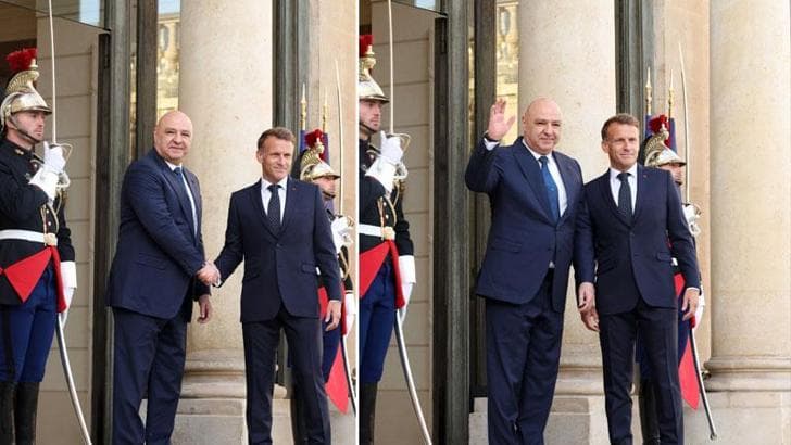 Lübnan Cumhurbaşkanı Avn, Fransa Cumhurbaşkanı Macron ile görüştü