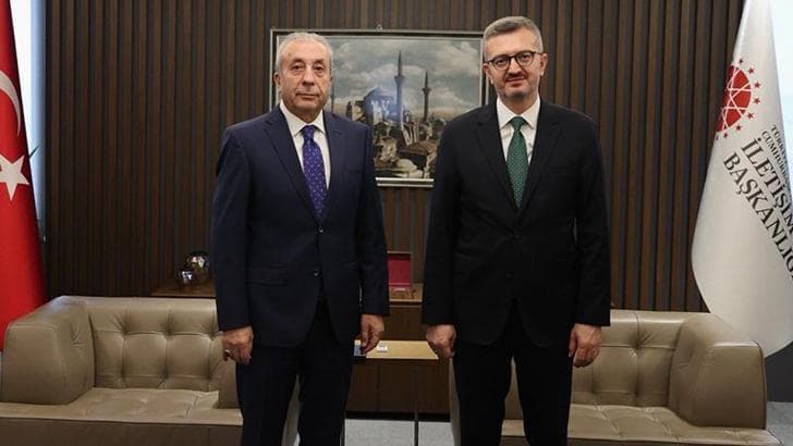 İletişim Başkanı Duran, FAO Genel Direktörlüğüne aday gösterilen Mehdi Eker ile bir araya geldi