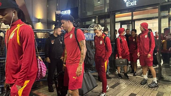 Galatasaray kafilesi Trabzon’da