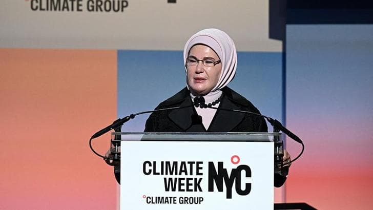 Emine Erdoğan'dan New York İklim Haftası açılış etkinliğine ilişkin paylaşım