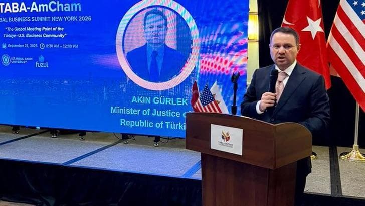 Adalet Bakanı Gürlek, ABD’de düzenlenen ‘Küresel İş Zirvesi’nde konuştu