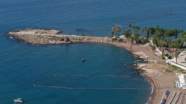 Antalya'nın merkezinde 2 bin 400 yıllık antik liman Magydos