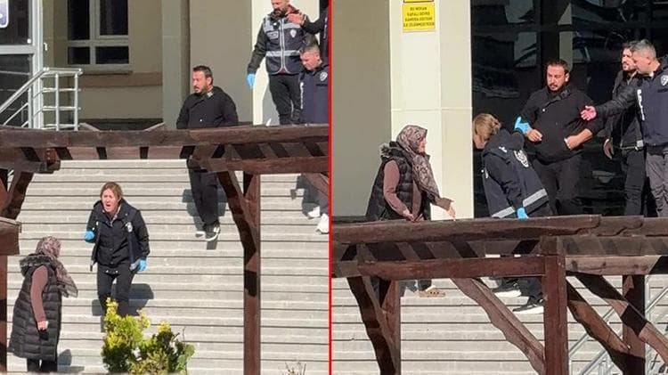 KPSS sınavına 1 dakika geç kalan aday, içeri alınmayınca sinir krizi geçirdi