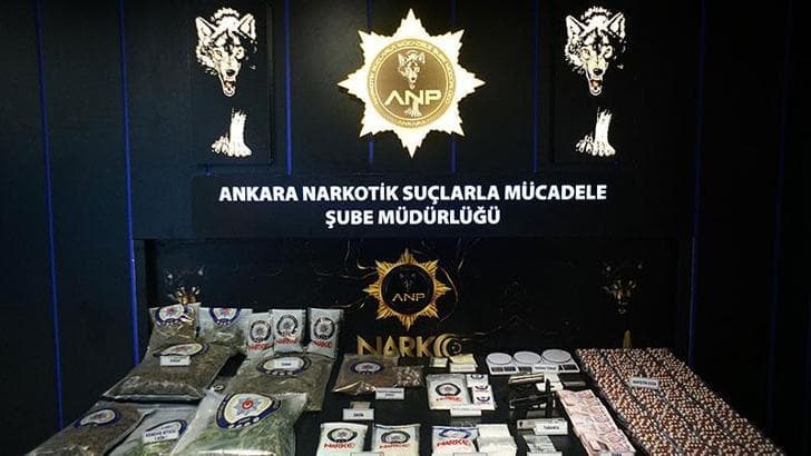 Ankara’da narkotik operasyonları: 32 tutuklama