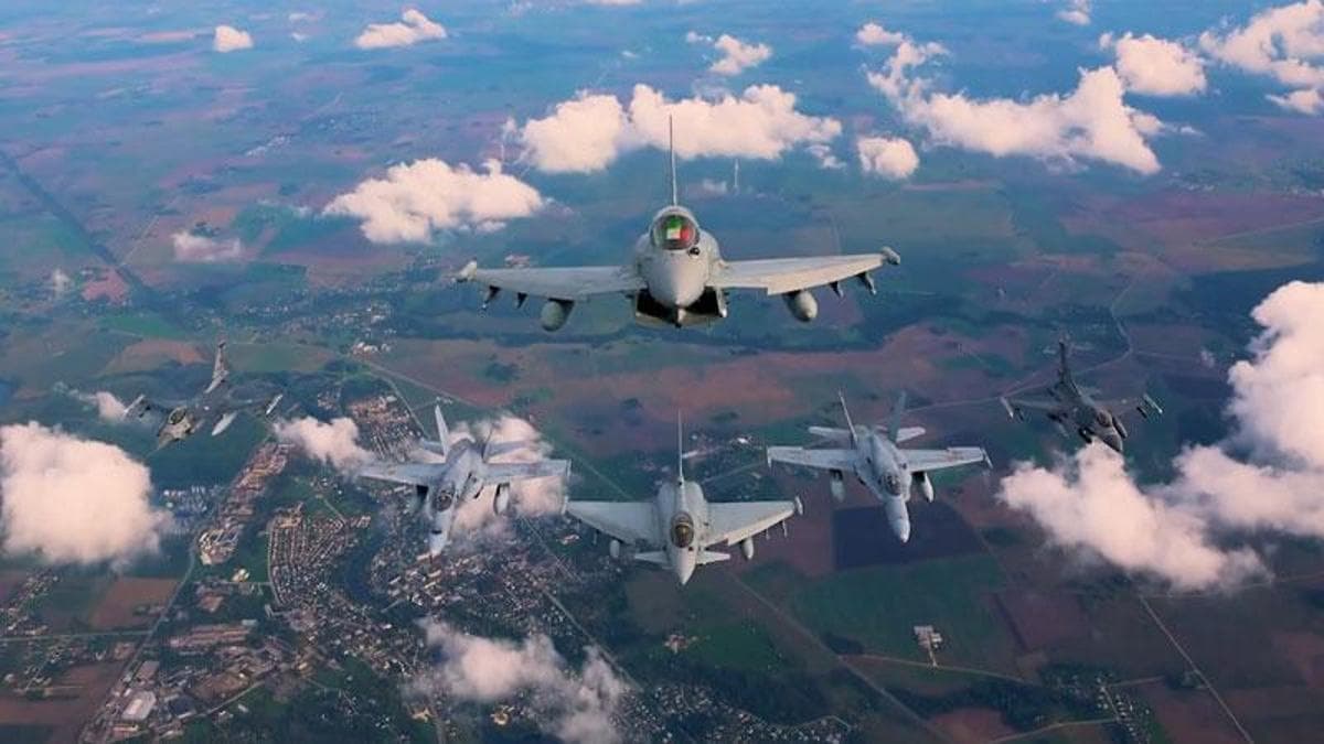 MSB: 2 adet F-16 uçağımız Litvanya’daki medya gününe katıldı