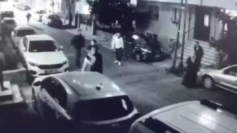 Sancaktepe'de cinayetle son bulan park yeri kavgası kamerada