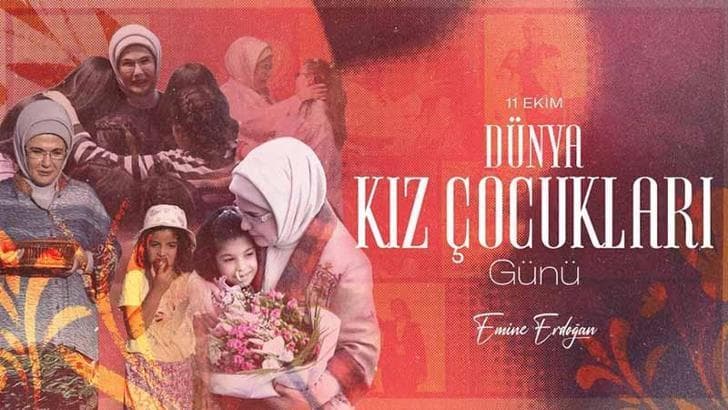 Emine Erdoğan'dan 'Dünya Kız Çocukları Günü' mesajı