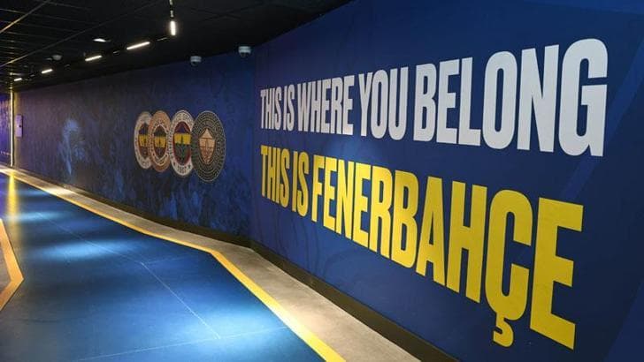 Chobani Stadyumu Şükrü Saracoğlu Spor Kompleksi’nde soyunma odası ve bağlantılı alanlar yenilendi