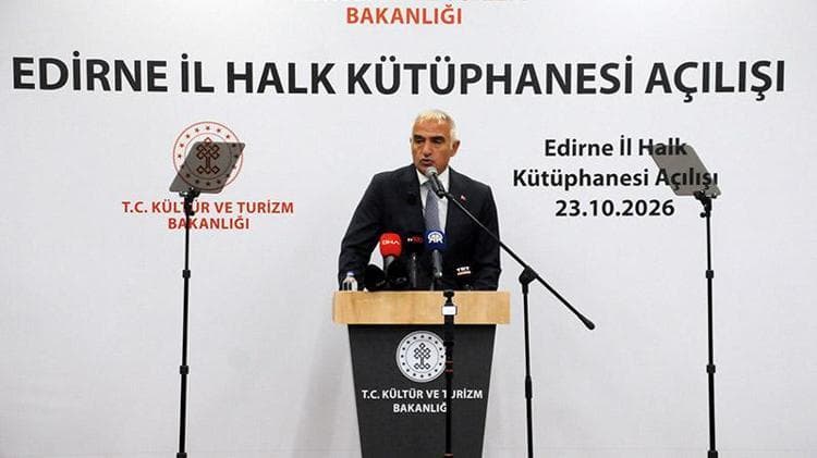Bakan Ersoy: Kütüphaneleri çoğaltmak, toplumumuzun düşünce dünyasını zenginleştirmektir