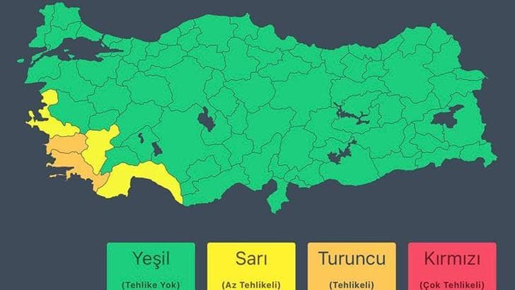 İçişleri Bakanlığı'ndan 'sağanak' uyarısı