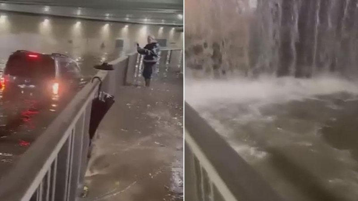 Pendik'te alt geçidi su bastı