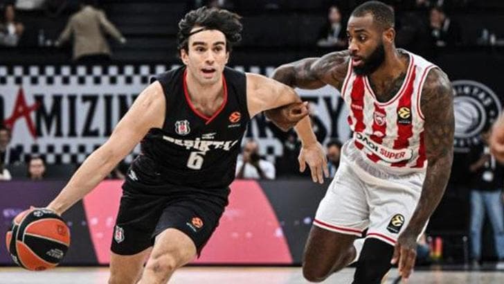 Beşiktaş, Olympiakos'a 81-73 mağlup oldu