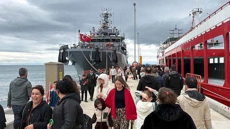 TCG Işın, Tekirdağ'da ziyarete açıldı