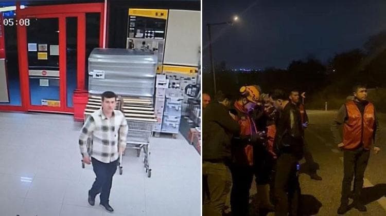 4 gündür haber alınamayan kişiyi arama çalışmaları termal dronla sürüyor