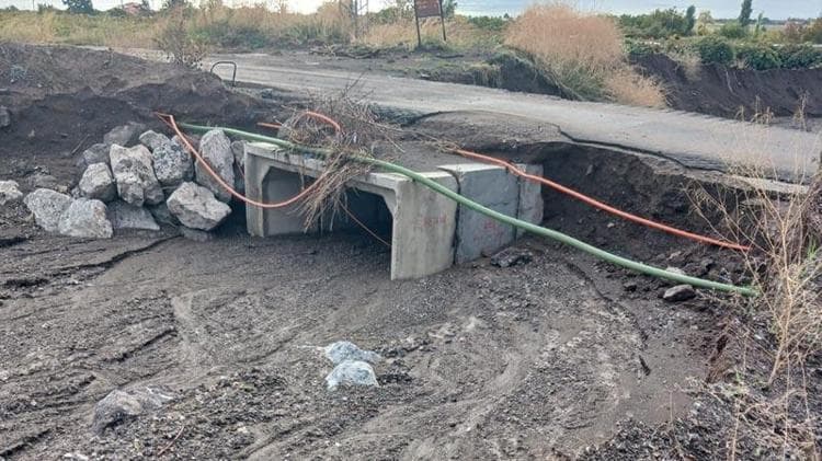 Elazığ’da sağanak sele neden oldu, üzüm bağları su altında kaldı